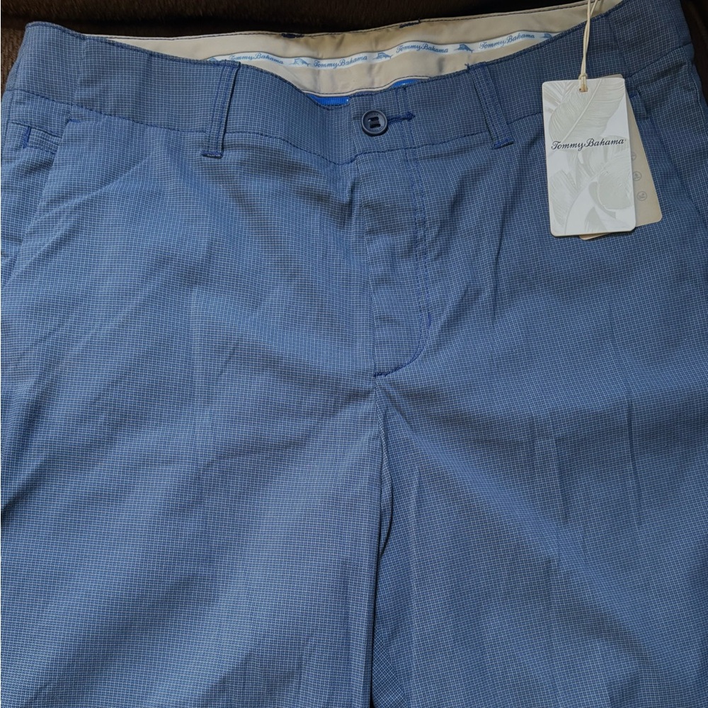 Tommy Bahama Blue Patterned Trousers